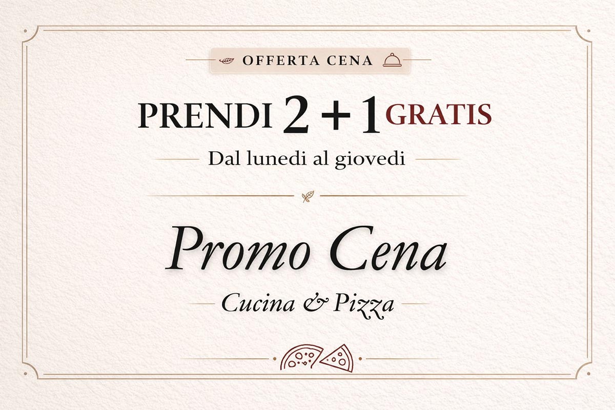 Promo cena - Prendi 2 + 1