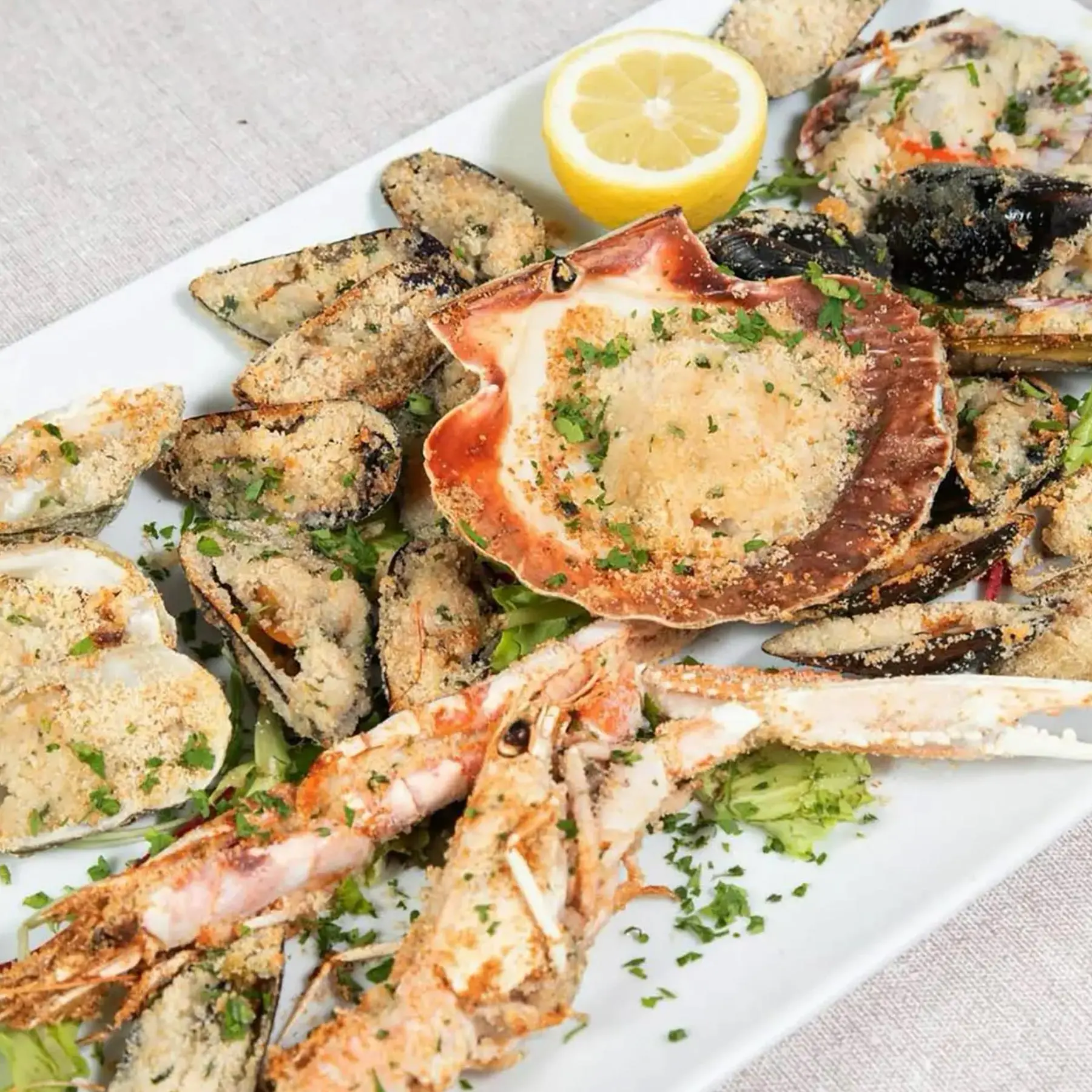Piatti di pesce del Ranch Ristorante Cervia